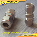 straight union ferrule connector stainless fittings for hydraulic